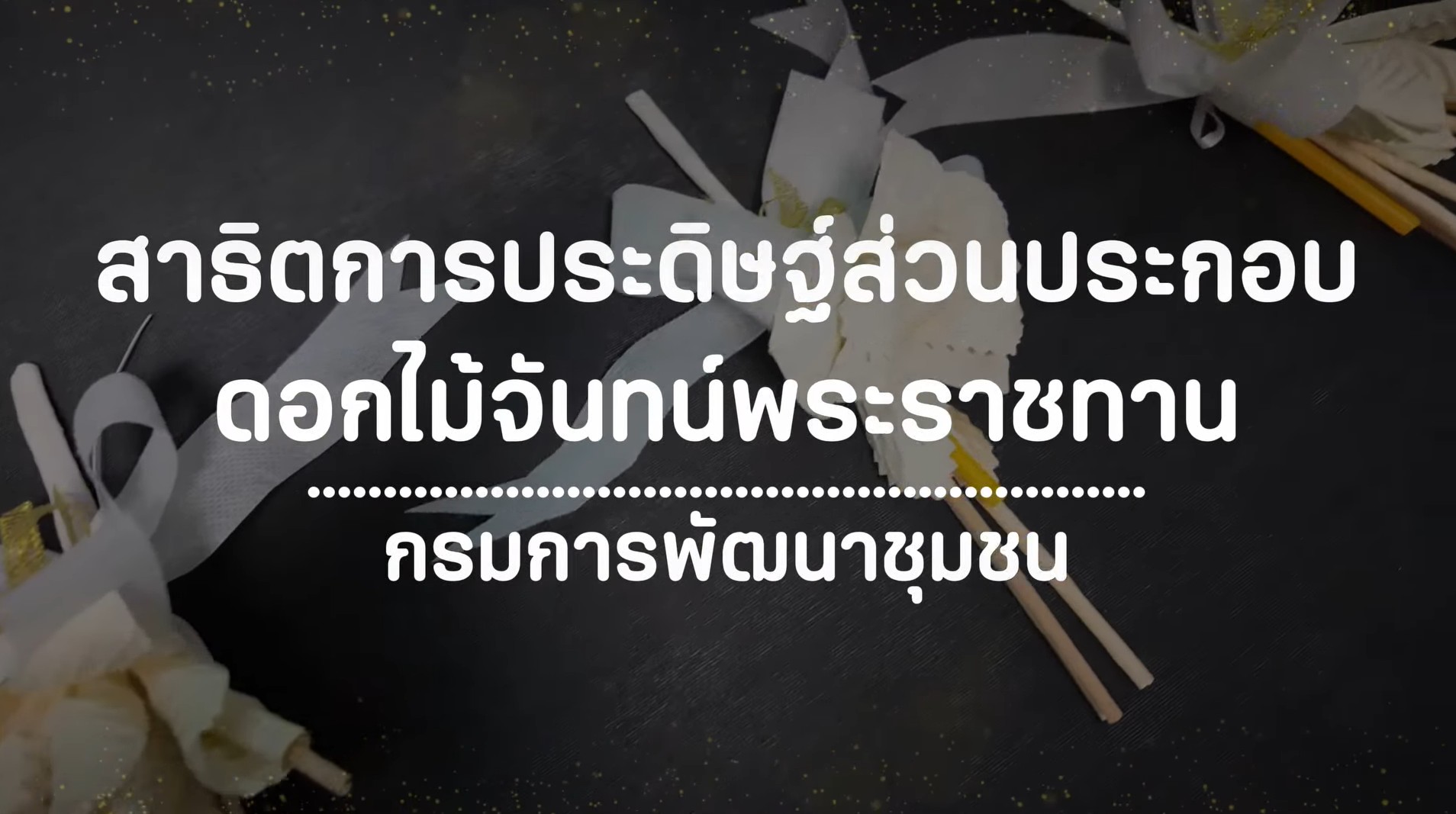  Ep 8. สาธิตการประดิษฐ์ดอกชบาหนู